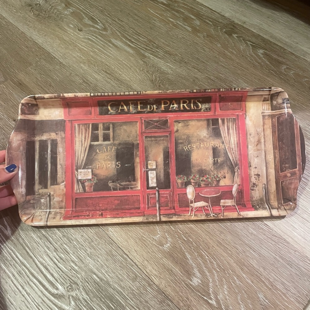 Cafe de Paris ceramic tray